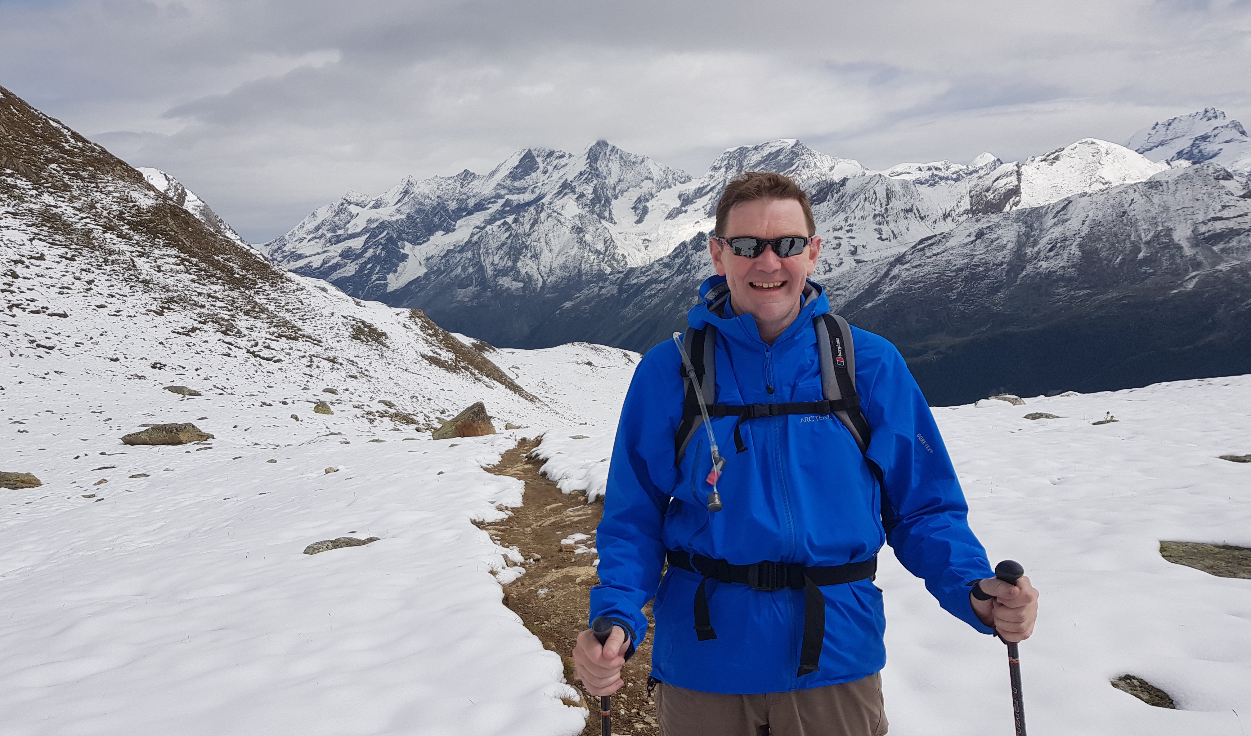 Hiking above Zermatt in August 2023